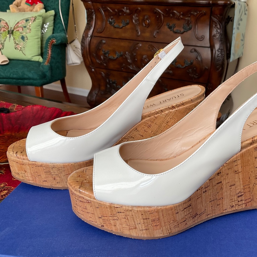 White sandals